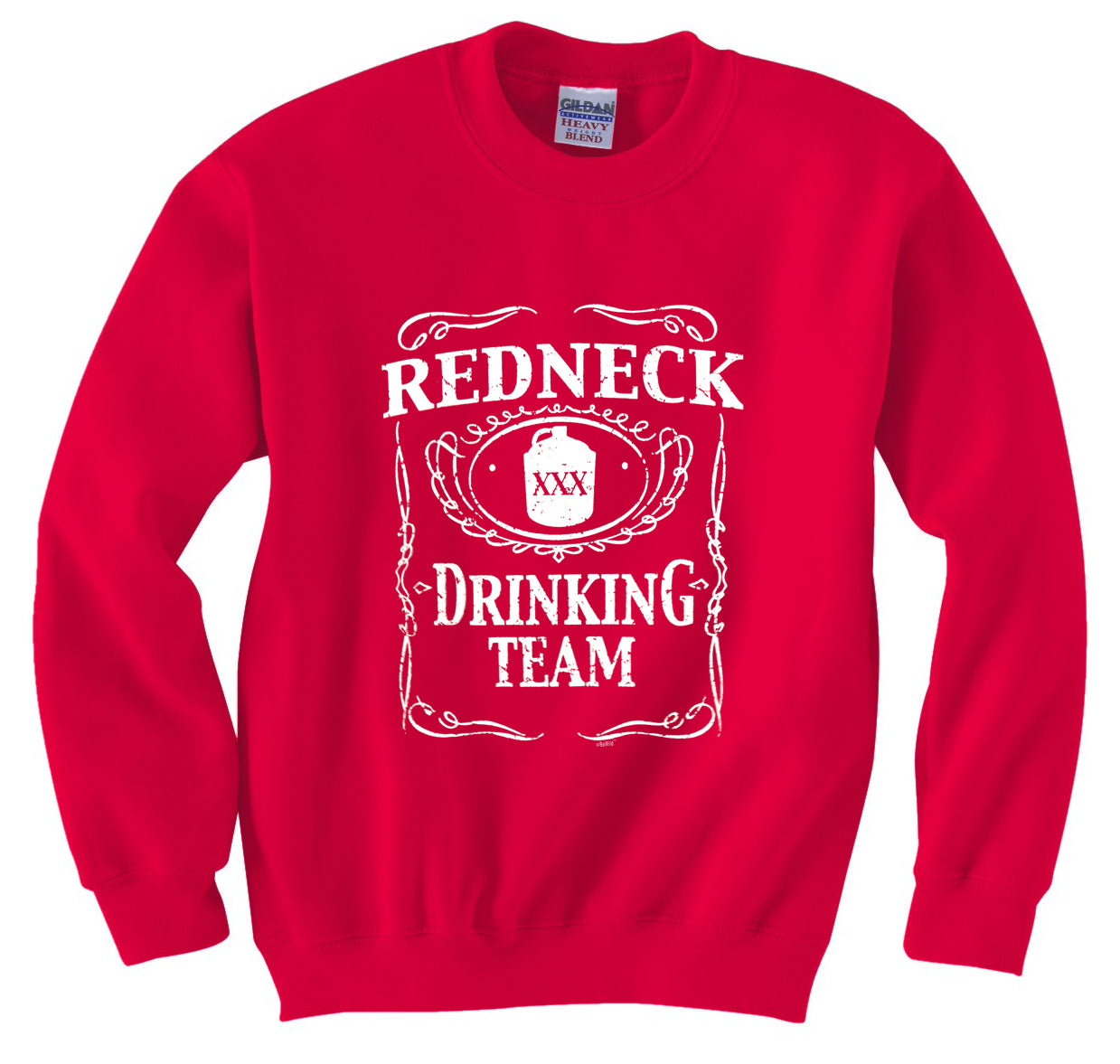 Redneck Drinking Team Crew Neck Sweatshirt