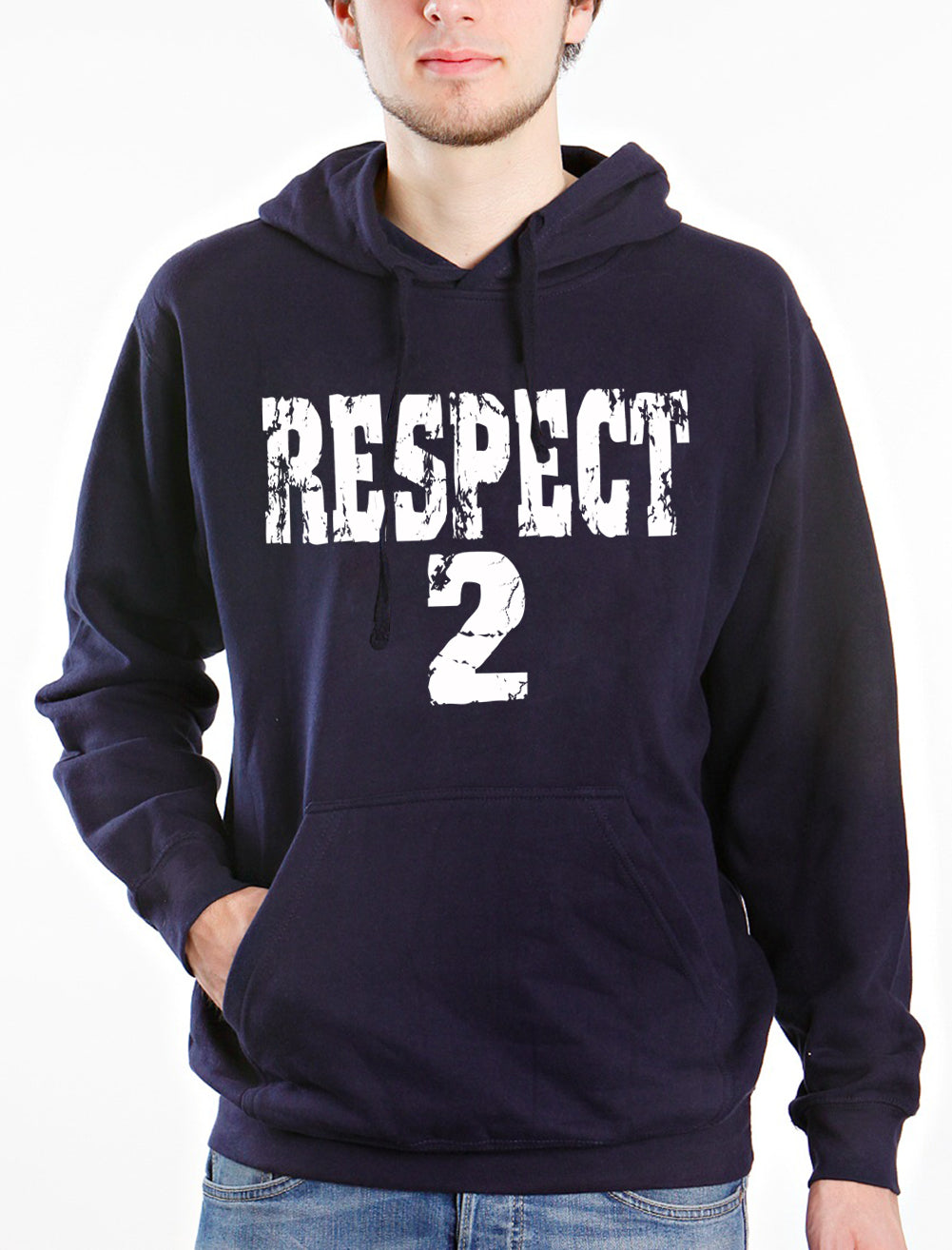 RESPECT 2 Jeter Baseball Adult Hoodie (Navy Blue)