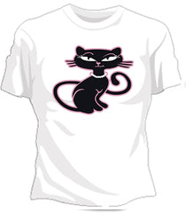 Retro Kitty Girls T-Shirt