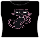 Retro Kitty Girls T-Shirt