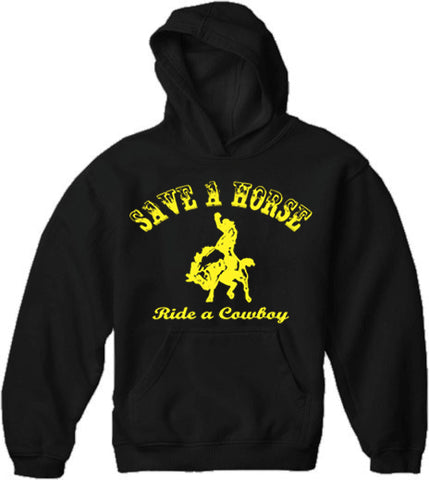 Ride A Cowboy Adult Hoodie