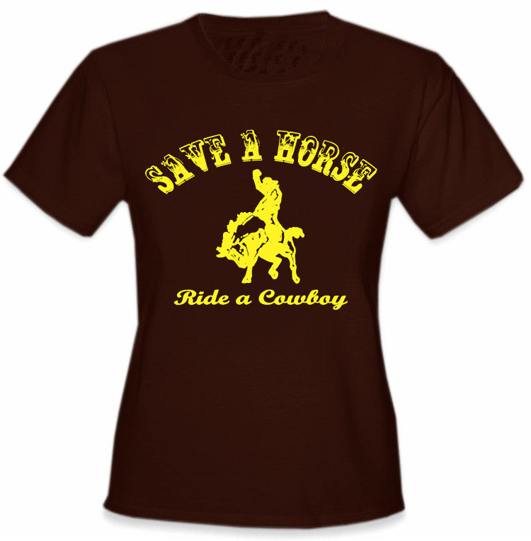 Ride A Cowboy Girls T-Shirt