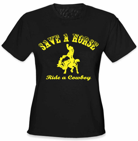 Ride A Cowboy Girls T-Shirt