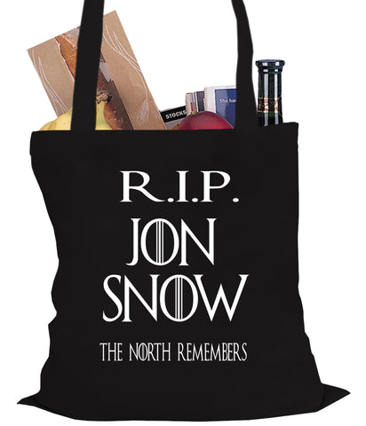 RIP Jon Snow - The North Remembers Tote Bag