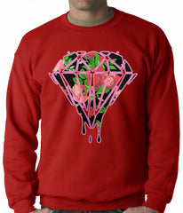 Roses Dripping Diamond Adult Crewneck