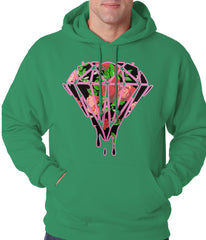 Roses Dripping Diamond Adult Hoodie