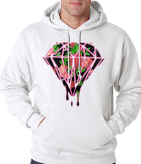 Roses Dripping Diamond Adult Hoodie