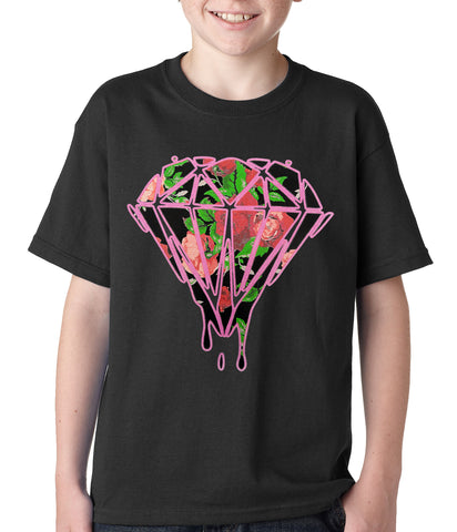 Roses Dripping Diamond Kids T-shirt