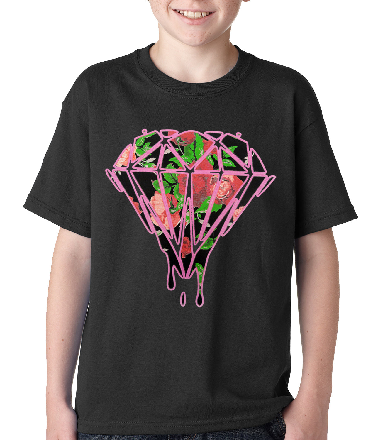 Roses Dripping Diamond Kids T-shirt
