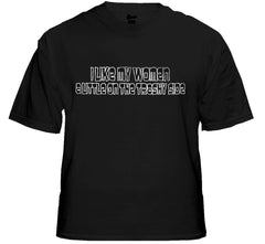 Rude & Offensive Novelty Tees - "A Little On The Trashy Side" T-Shirt