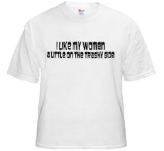 Rude & Offensive Novelty Tees - "A Little On The Trashy Side" T-Shirt