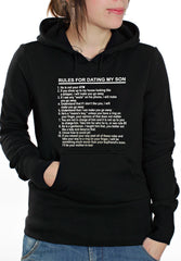 Rules For Dating My Son Adult Hoodie