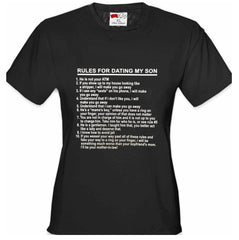 Rules For Dating My Son Girl's T-Shirt