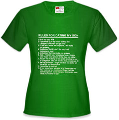 Rules For Dating My Son Girl's T-Shirt