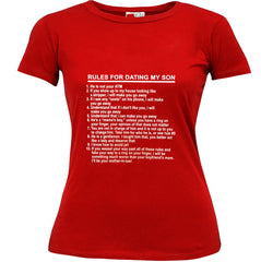Rules For Dating My Son Girl's T-Shirt