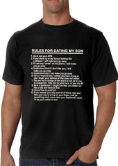 Rules For Dating My Son Men's T-Shirt