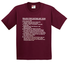 Rules For Dating My Son Men's T-Shirt