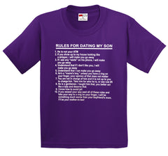 Rules For Dating My Son Men's T-Shirt