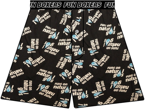 Runs on Natural Gas Boxer Shorts