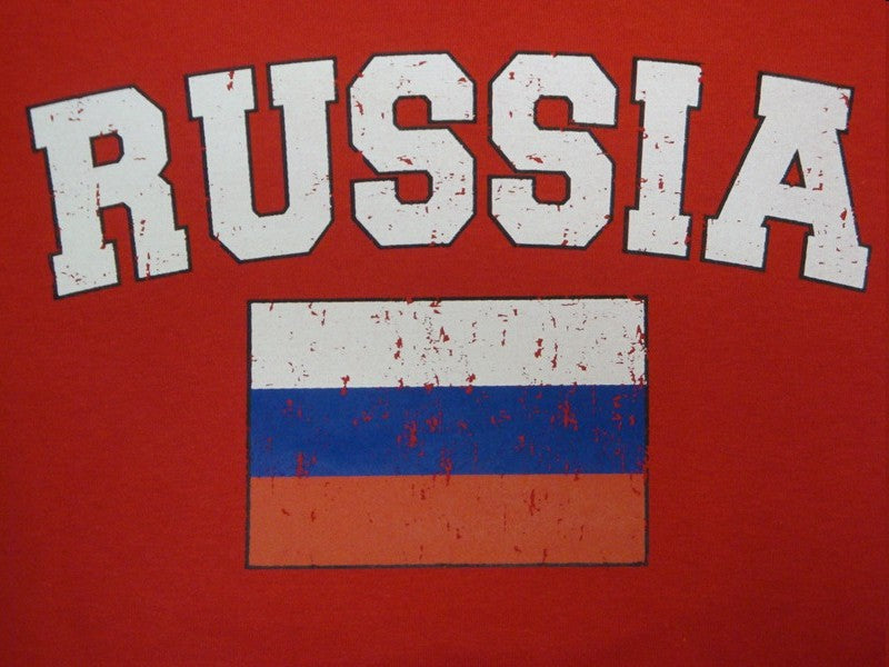 Russia Vintage Flag International Hoodie