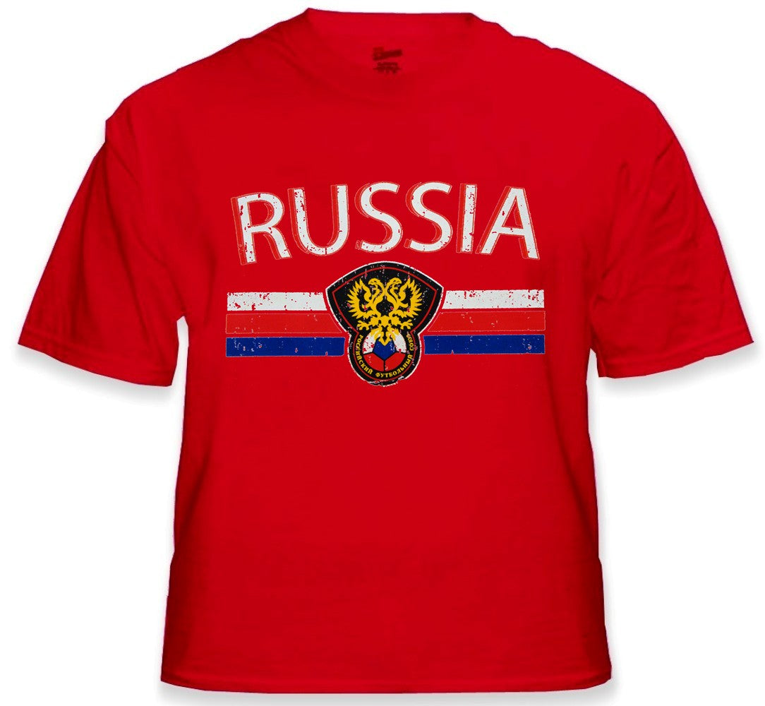 Russia Vintage Shield International Mens T-Shirt