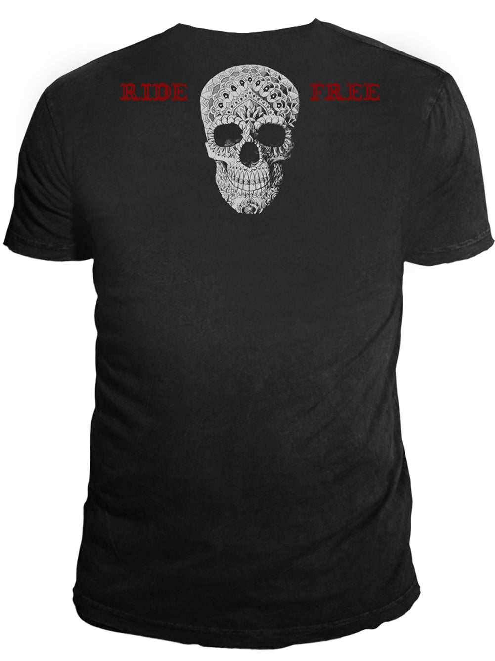 Ryder Supply Clothing - 3 Skulls Mens T-shirt (Black)