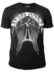 Ryder Supply Clothing - Angel Mens T-shirt (Black)