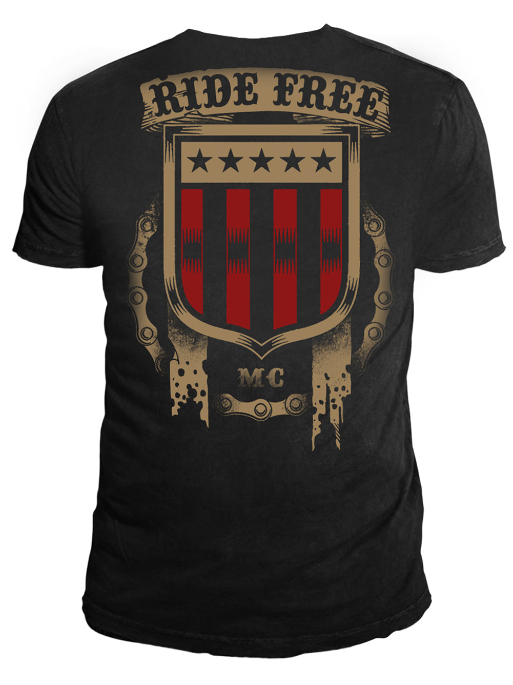 Ryder Supply Clothing - Eagle Mens T-shirt (Black)