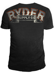 Ryder Supply Clothing - Navajo Mens T-shirt (Black)
