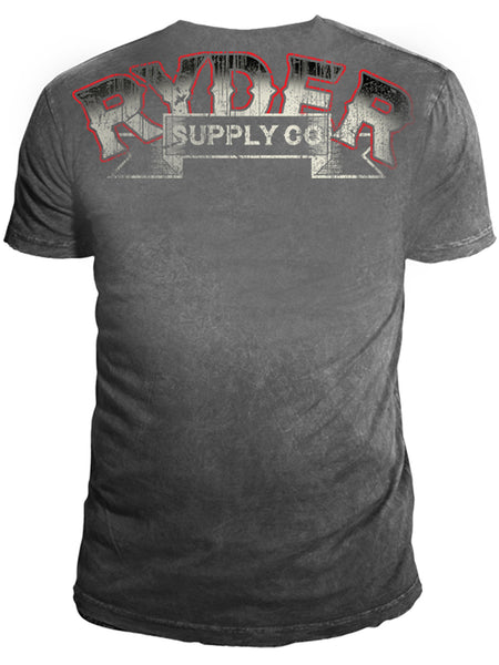 Ryder Supply Clothing - Navajo Mens T-shirt (Charcoal Grey) –