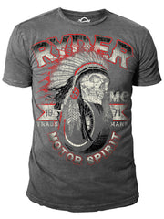 Ryder Supply Clothing - Navajo Mens T-shirt (Charcoal Grey)