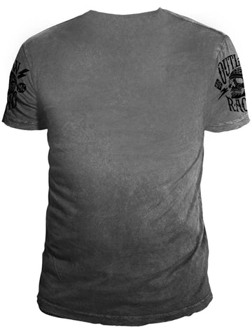 Ryder Supply Clothing - Outlaw Mens T-shirt (Charcoal Grey)