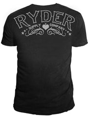 Ryder Supply Clothing - Spade Mens T-shirt (Black)