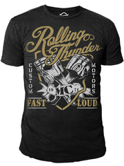Ryder Supply Clothing - Thunder Mens T-shirt (Black)