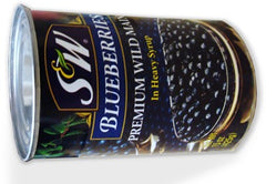 S&W Blueberries In Heavy Syrup Diversion Can Safe