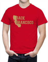 SACK FRANCISCO DEFENSE San Francisco 49ers Football Men's T-Shirt