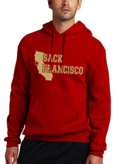 SACK FRANCISCO San Francisco 49ers Football Adult Hoodie