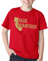 SACK FRANCISCO San Francisco 49ers Football Kid's T-Shirt
