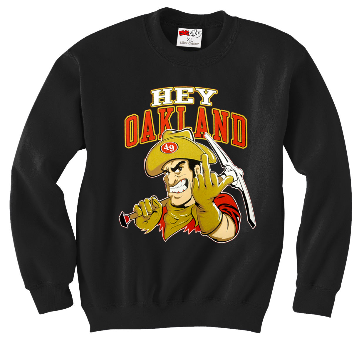 San Francisco Fan - Hey Oakland Adult Crewneck