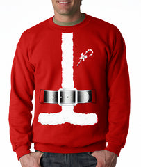 Santa Claus Christmas Costume Men's Crew Neck Sweatshirt
