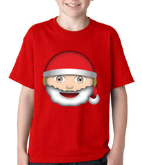 Santa Emoji Kids T-shirt