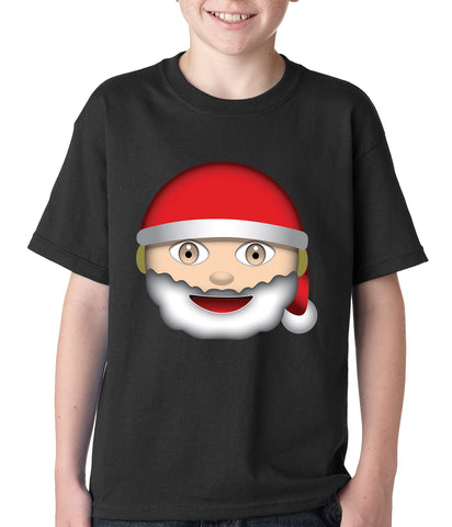 Santa Emoji Kids T-shirt
