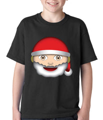 Santa Emoji Kids T-shirt