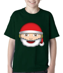 Santa Emoji Kids T-shirt