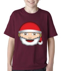 Santa Emoji Kids T-shirt