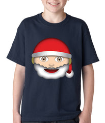 Santa Emoji Kids T-shirt