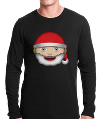 Santa Emoji Thermal Shirt