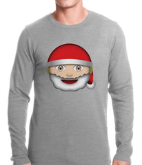 Santa Emoji Thermal Shirt