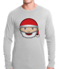 Santa Emoji Thermal Shirt