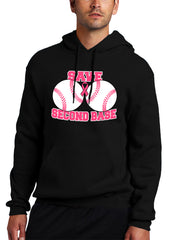 Save Second Base Adult Hoodie